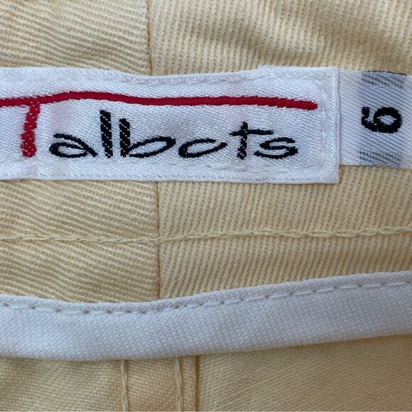 Talbots Womens Orange High-Rise Straight-Leg Cotton Pants Size 6 - New - Picture 5 of 8